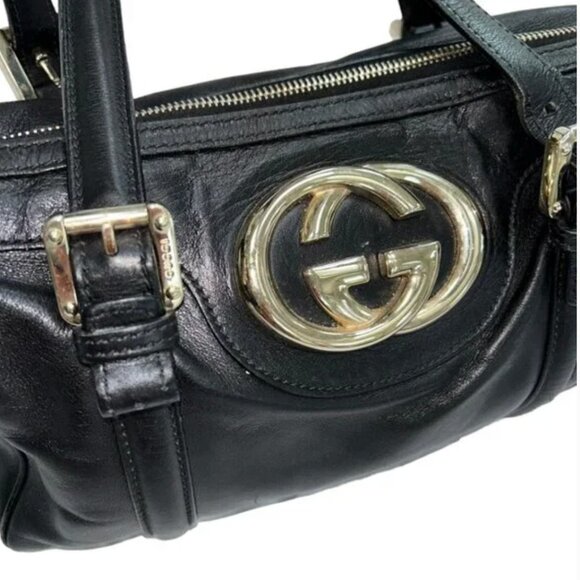 Gucci Black Satchel with Silver Accents - Picture 6 of 14